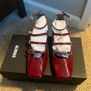 ALOHAS Luke Leather Ballet Flats